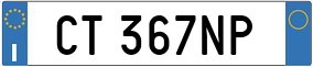 Truck License Plate